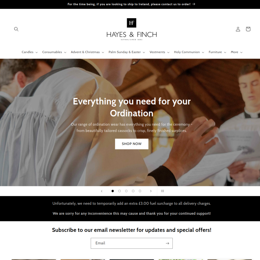 hfltd.com homepage screenshot