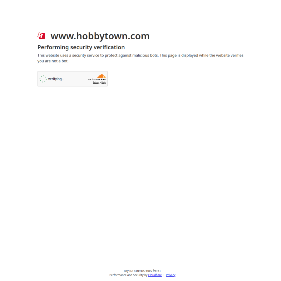 hobbytown.com homepage screenshot
