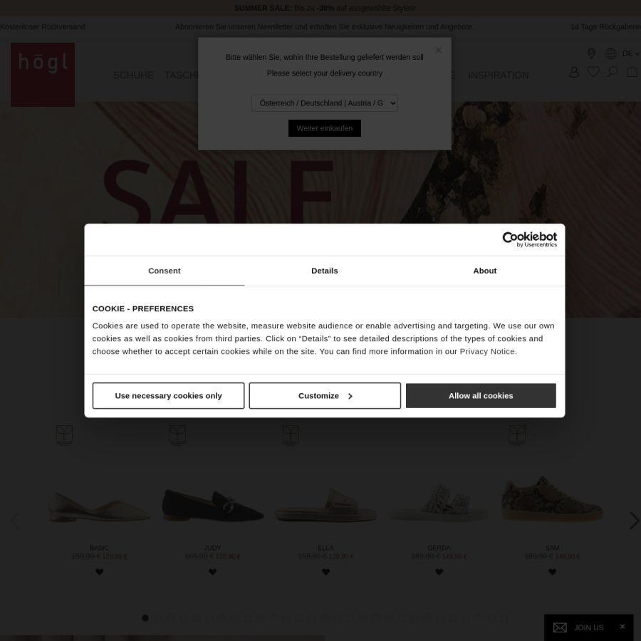 hoegl.com homepage screenshot