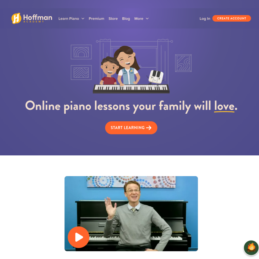 hoffmanacademy.com homepage screenshot