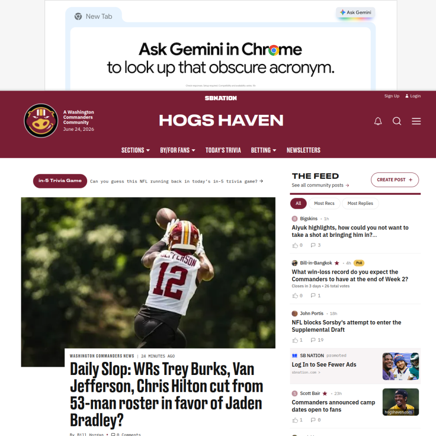 hogshaven.com homepage screenshot