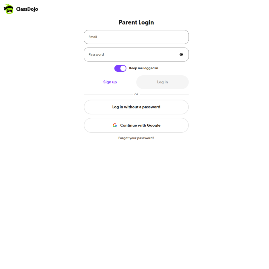 home.classdojo.com homepage screenshot