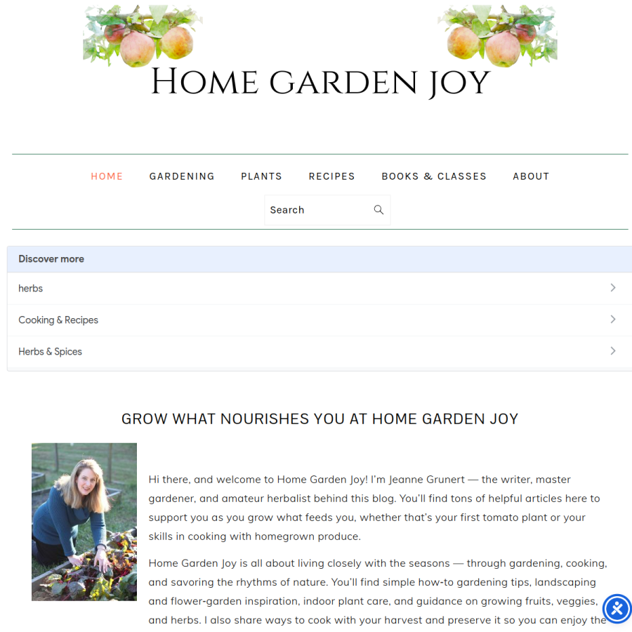 homegardenjoy.com homepage screenshot