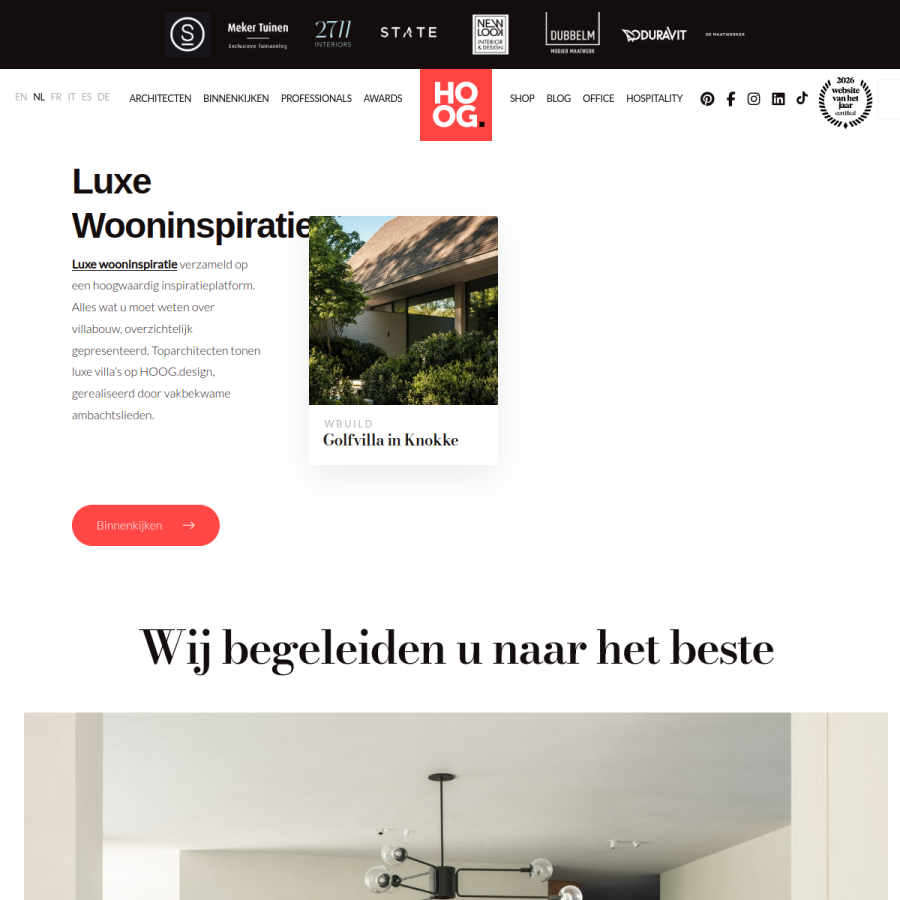 hoog.design homepage screenshot