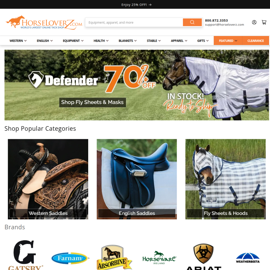 horseloverz.com homepage screenshot