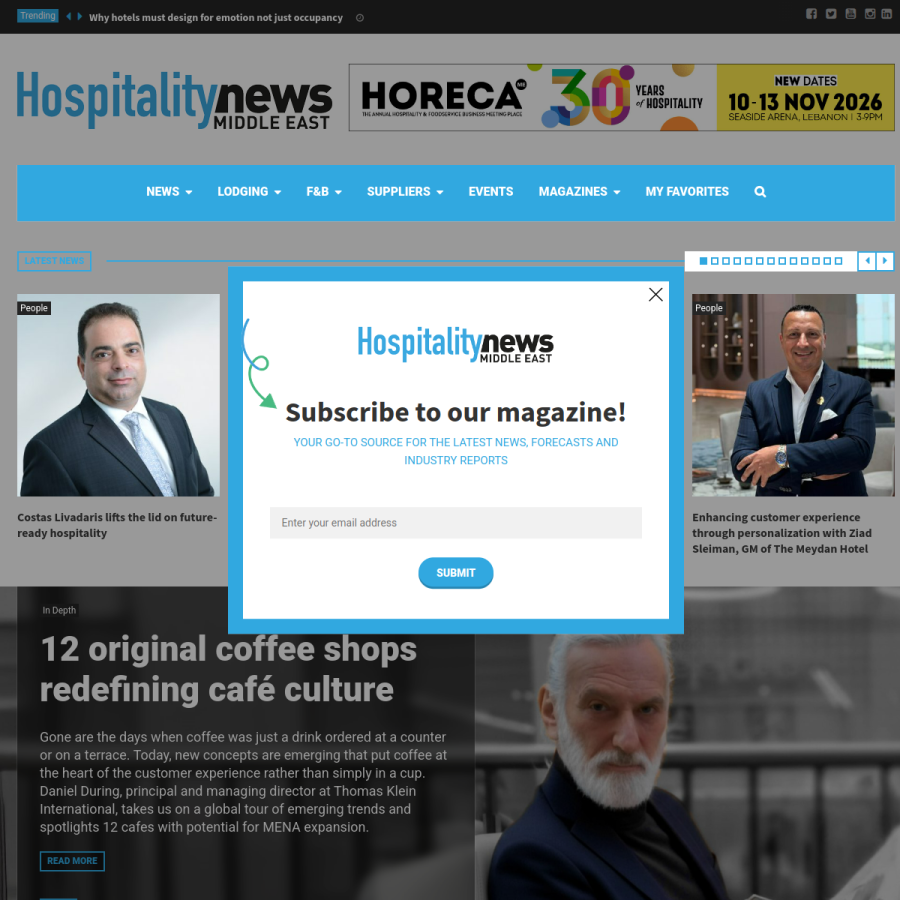 hospitalitynewsmag.com homepage screenshot