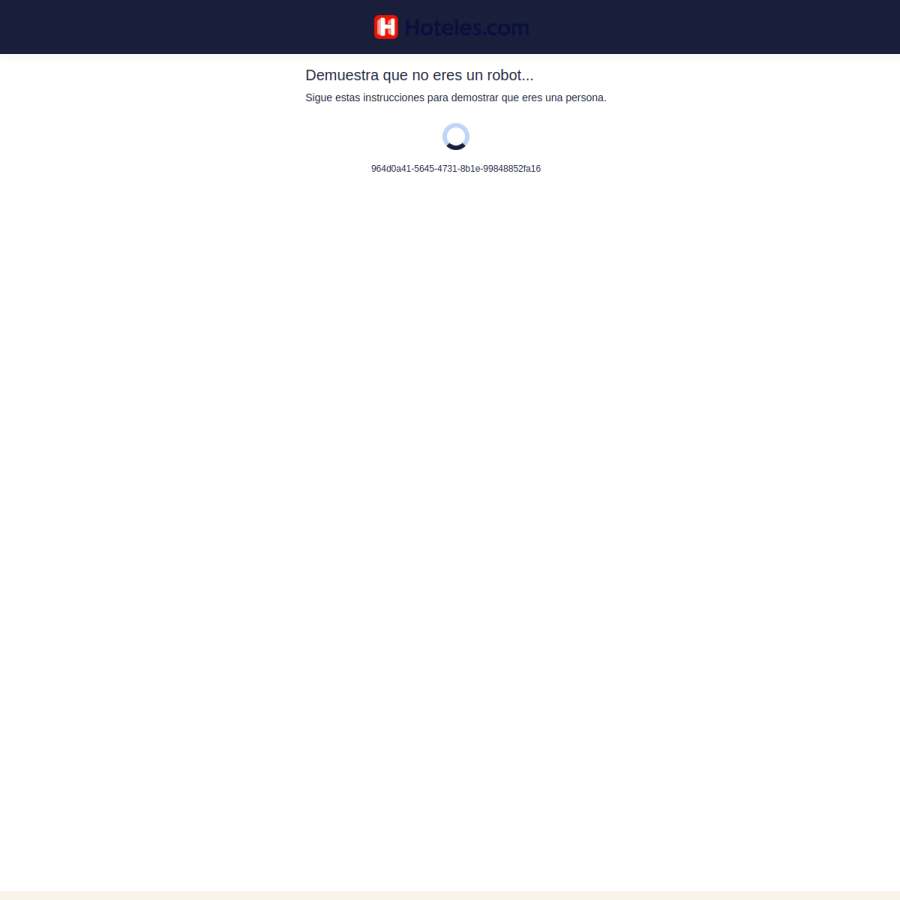 hoteles.com homepage screenshot