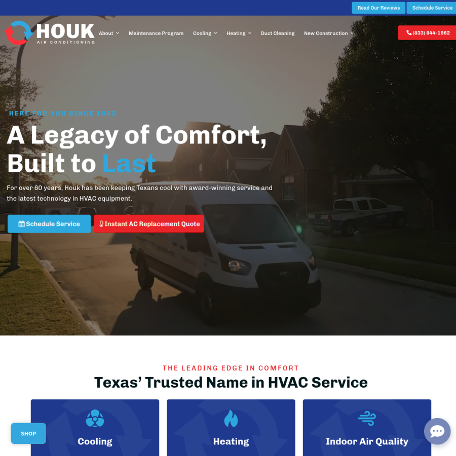 houkac.com homepage screenshot