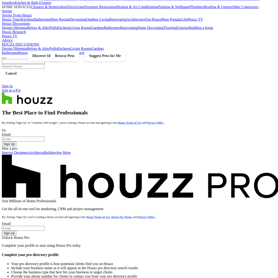 houzz.co.nz homepage screenshot