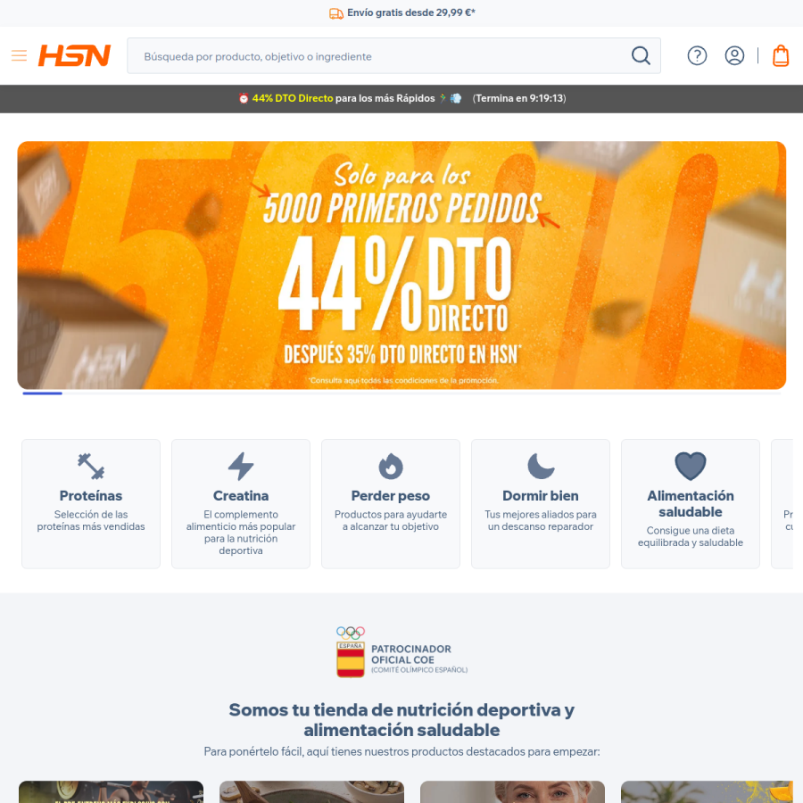 hsnstore.com homepage screenshot