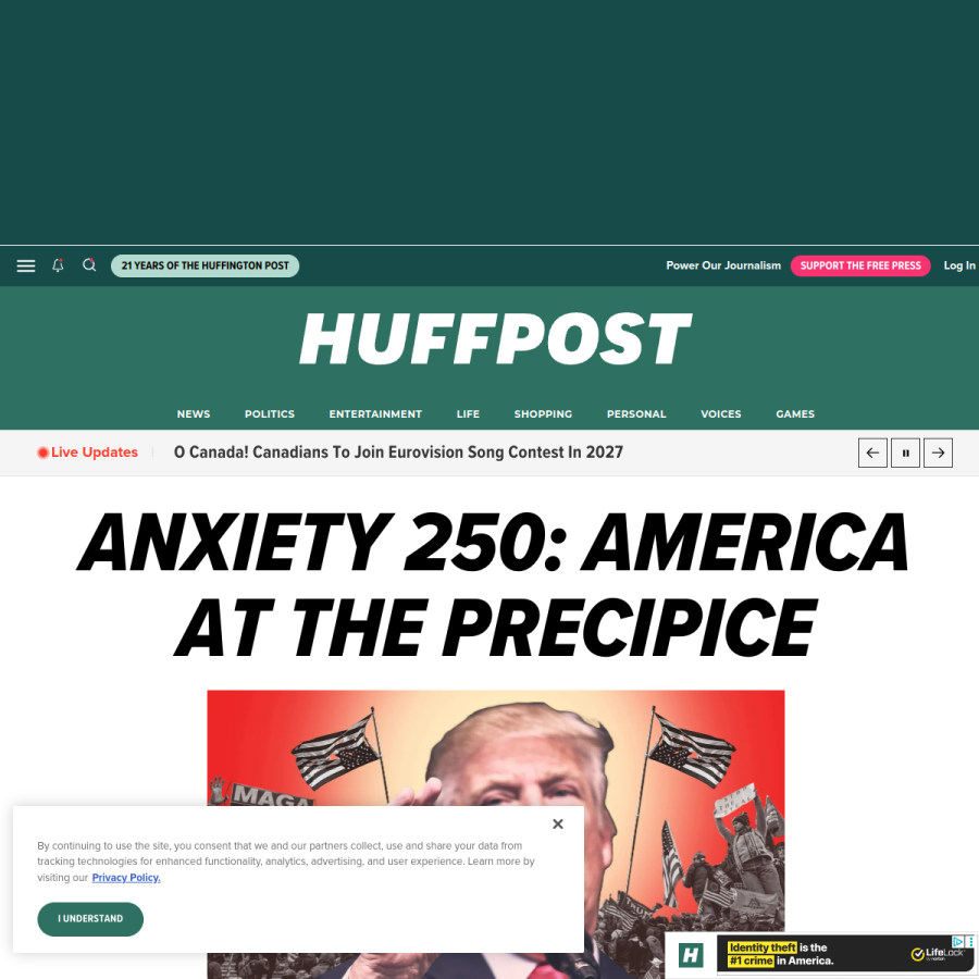 huffpost.com homepage screenshot