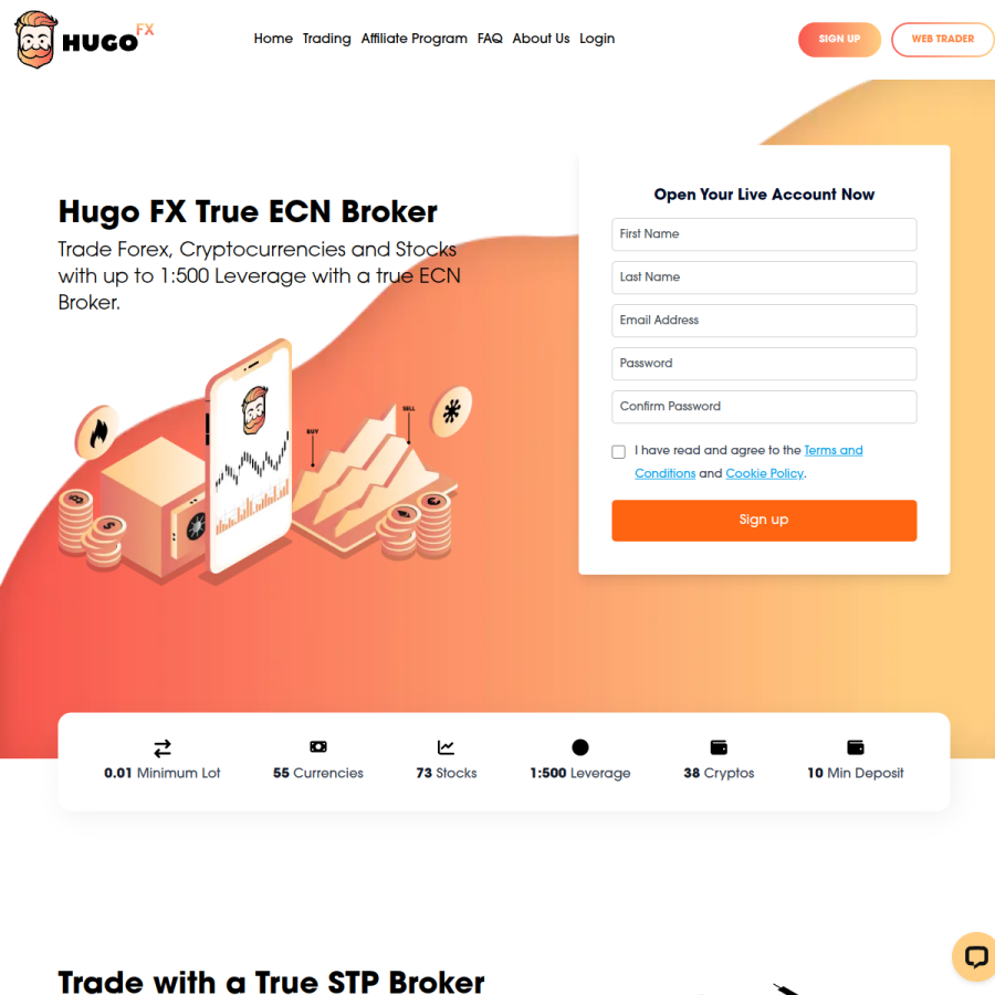 hugosway.com homepage screenshot