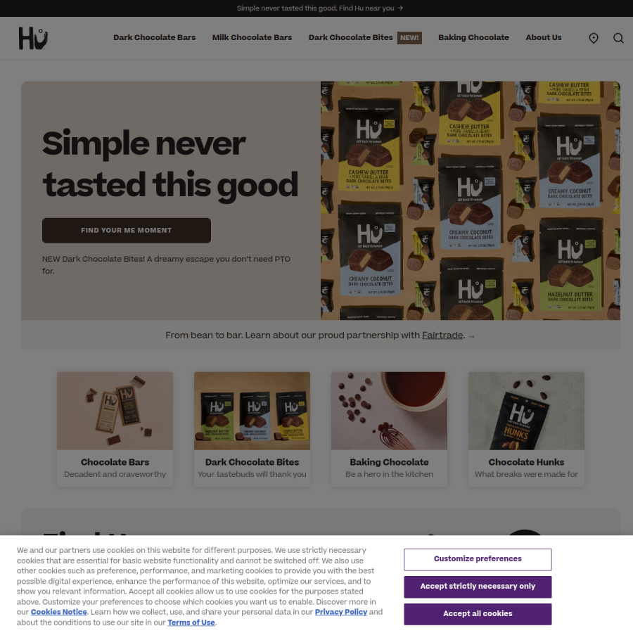 hukitchen.com homepage screenshot
