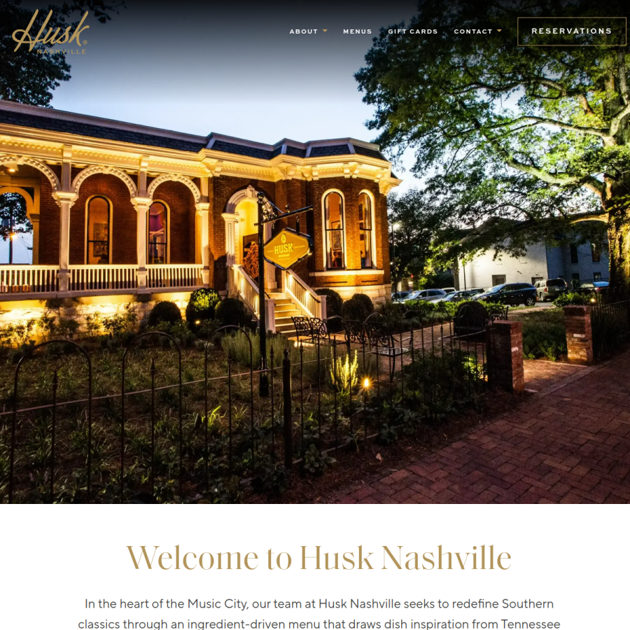 husknashville.com homepage screenshot