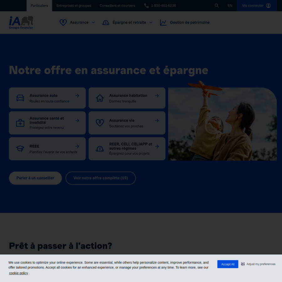 ia.ca homepage screenshot