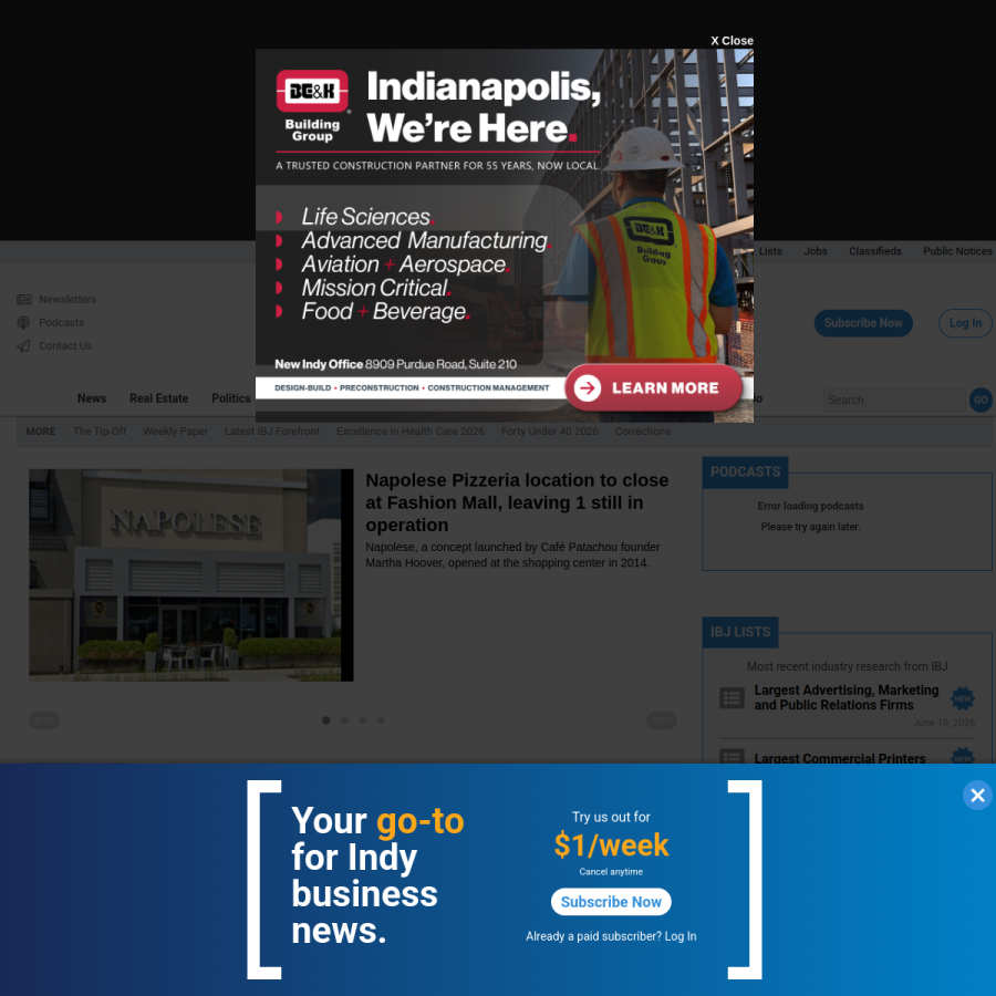 ibj.com homepage screenshot