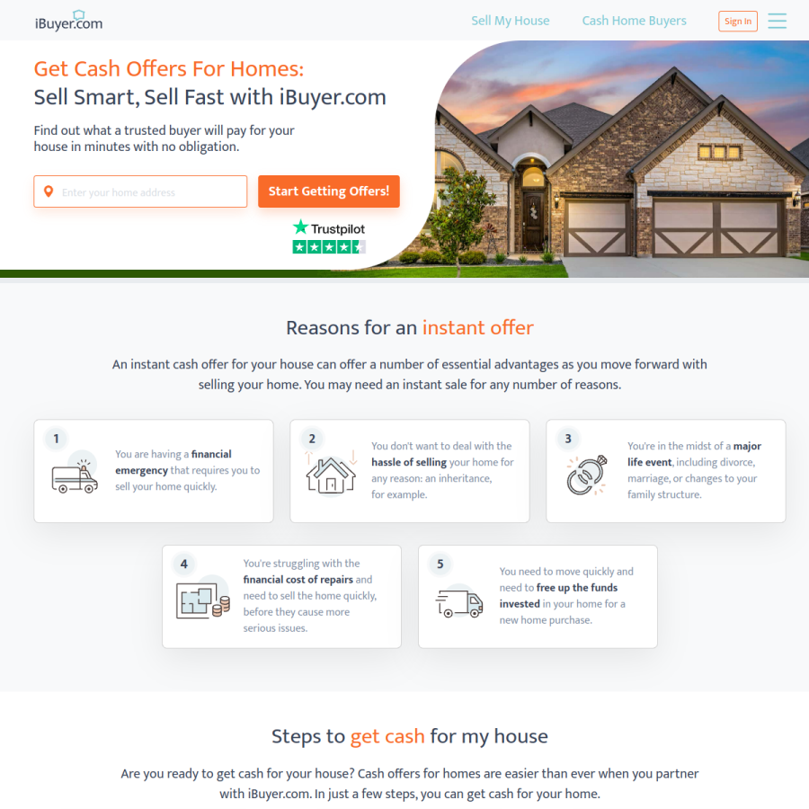 ibuyer.com homepage screenshot
