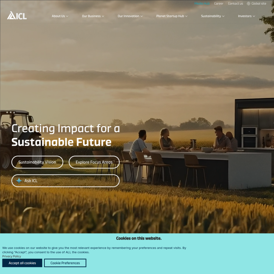 icl-group.com homepage screenshot