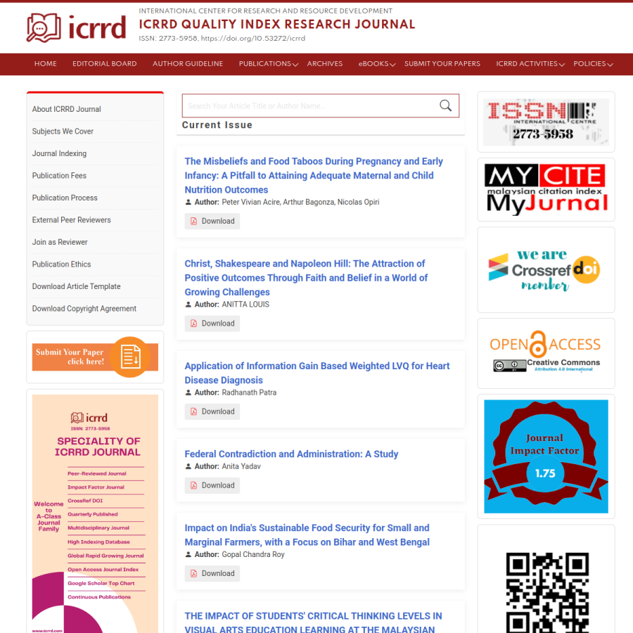icrrd.com homepage screenshot