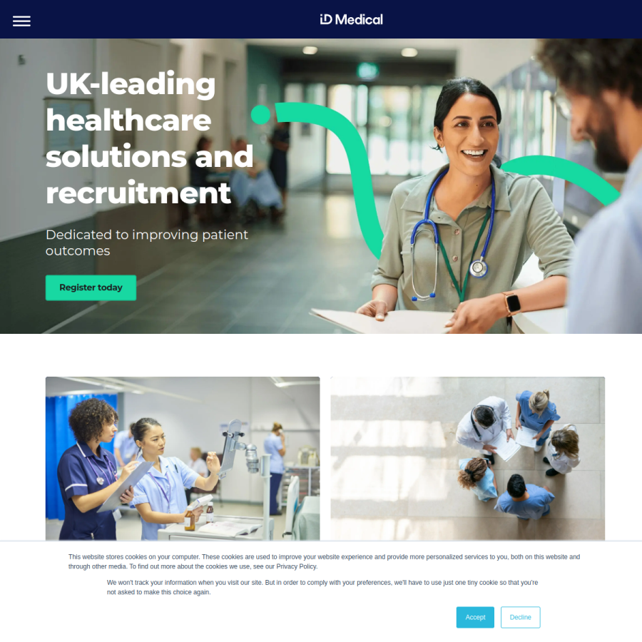 id-medical.com homepage screenshot