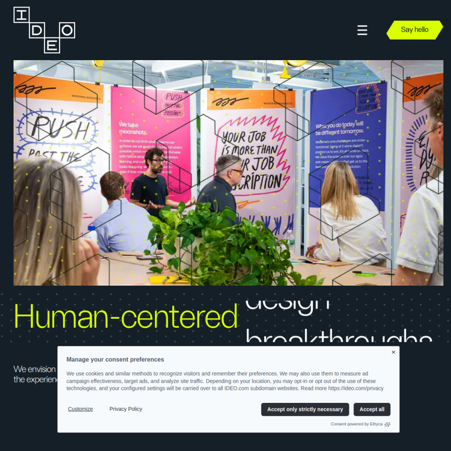 ideo.com homepage screenshot