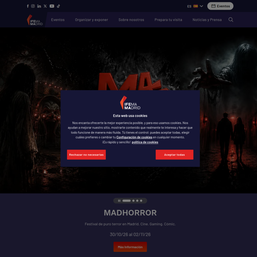 ifema.es homepage screenshot