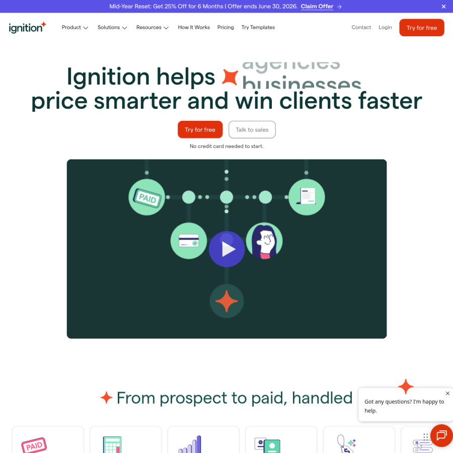 ignitionapp.com homepage screenshot