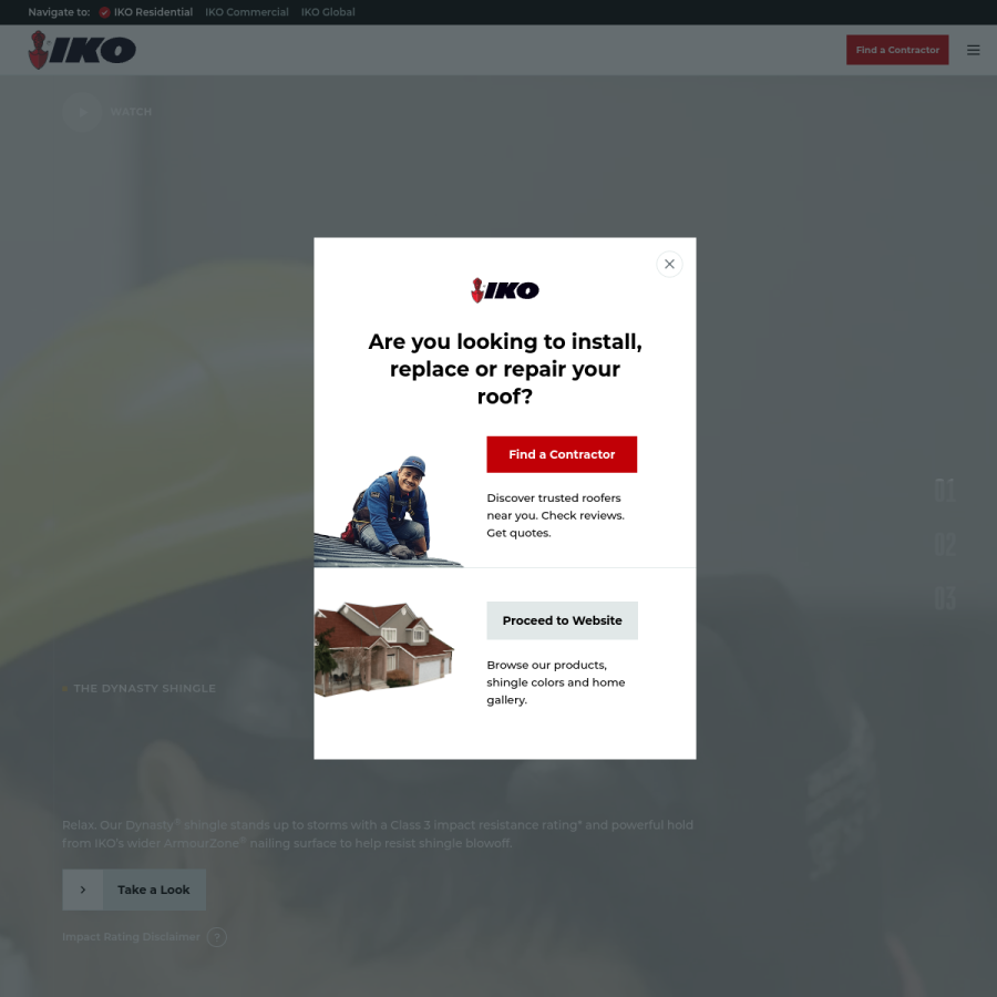 iko.com homepage screenshot