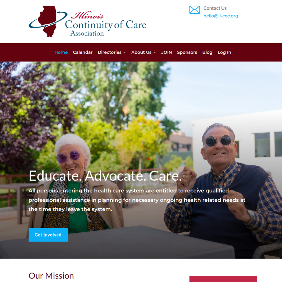 il-coc.org homepage screenshot