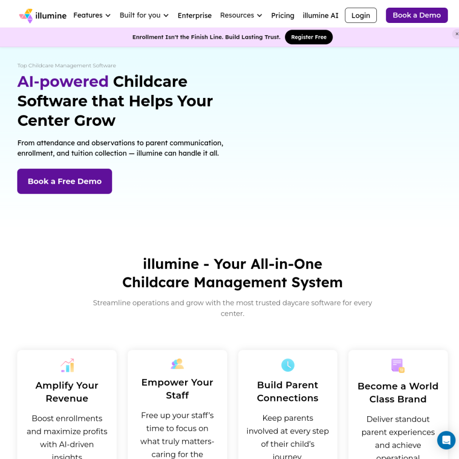 illumine.app homepage screenshot