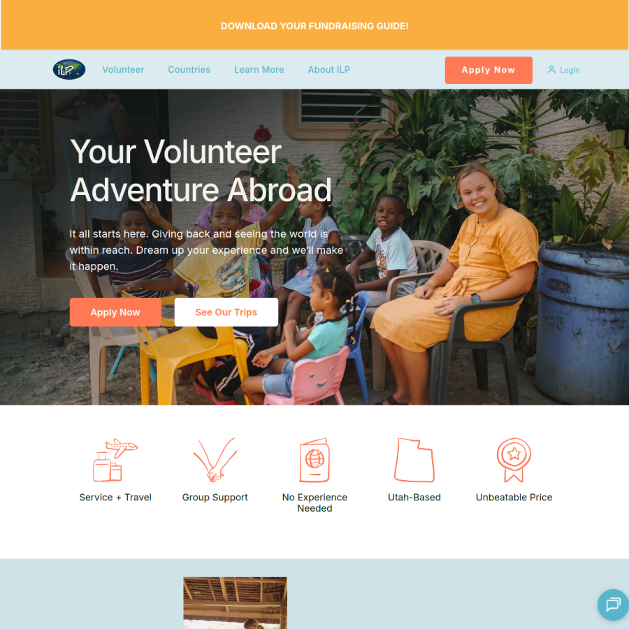 ilp.org homepage screenshot