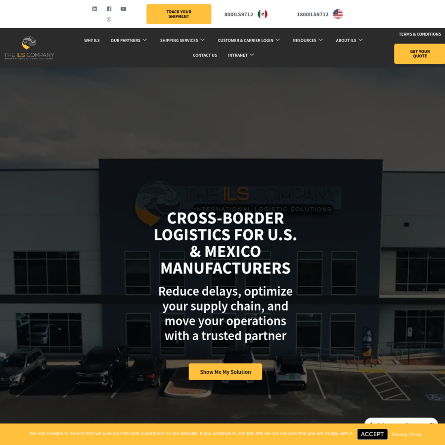 ilscompany.com homepage screenshot