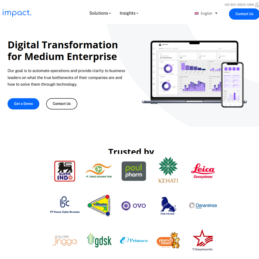 impactfirst.co homepage screenshot