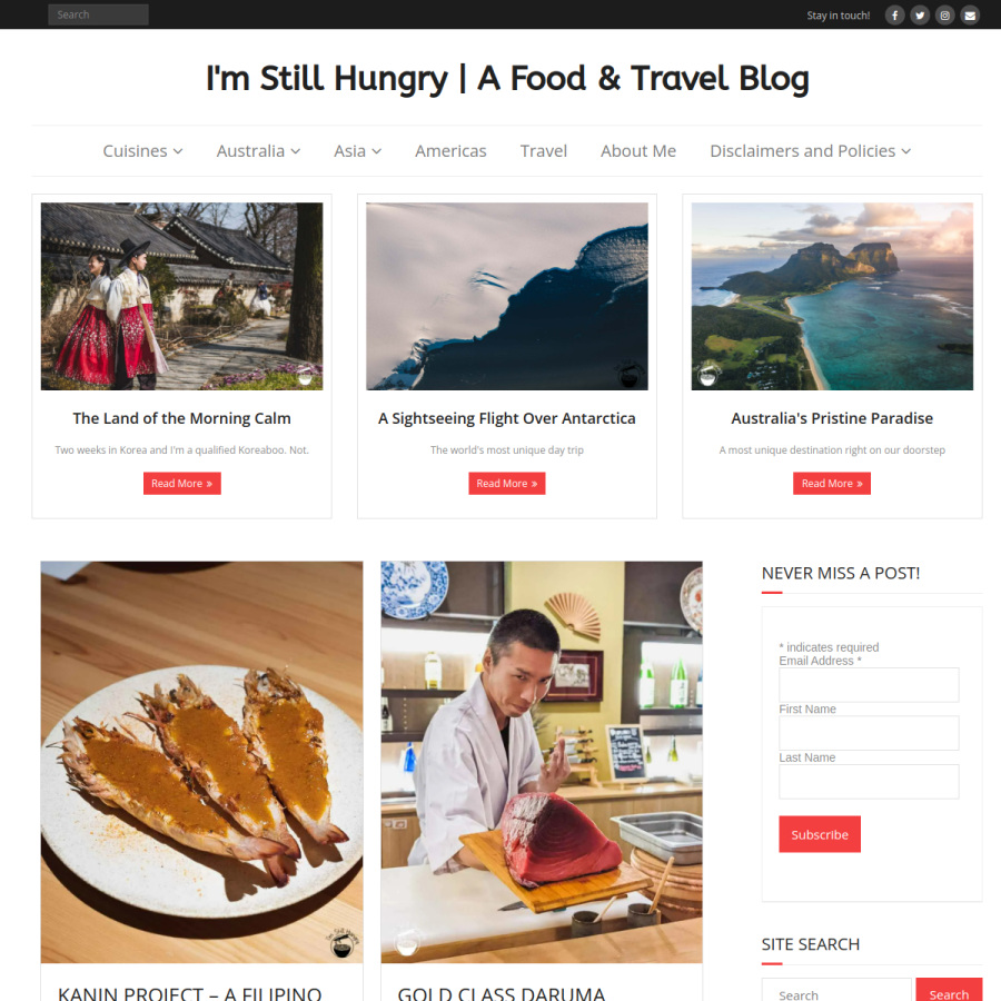 imstillhungry.net homepage screenshot