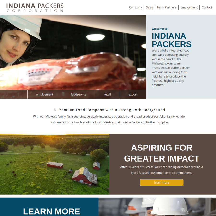 indianapackerscorp.com homepage screenshot