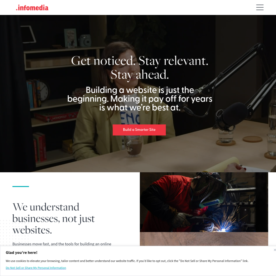 infomedia.com homepage screenshot
