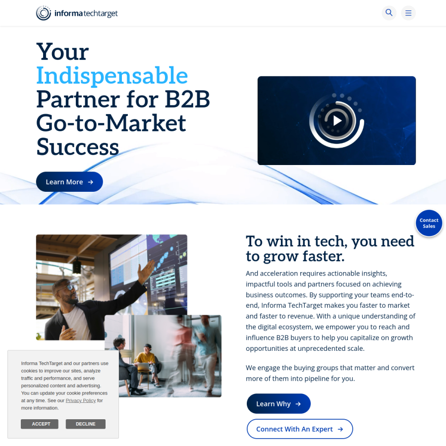 informatechtarget.com homepage screenshot