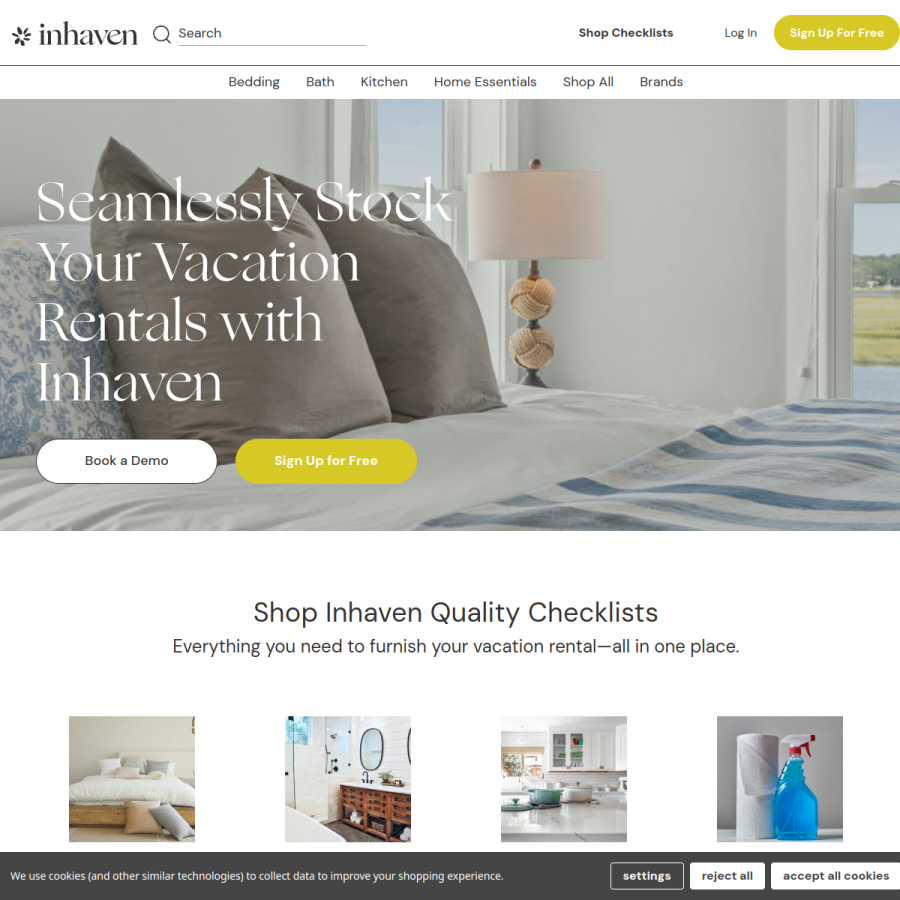 inhaven.com homepage screenshot