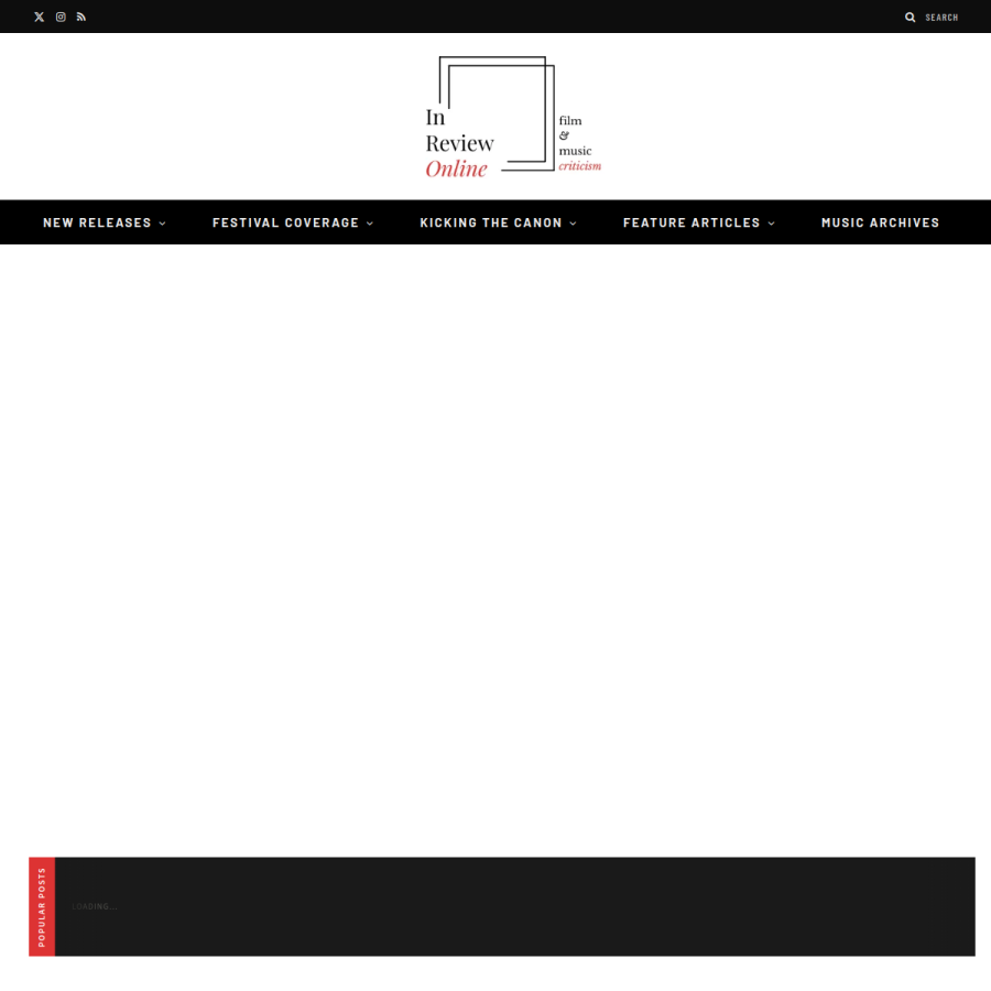 inreviewonline.com homepage screenshot
