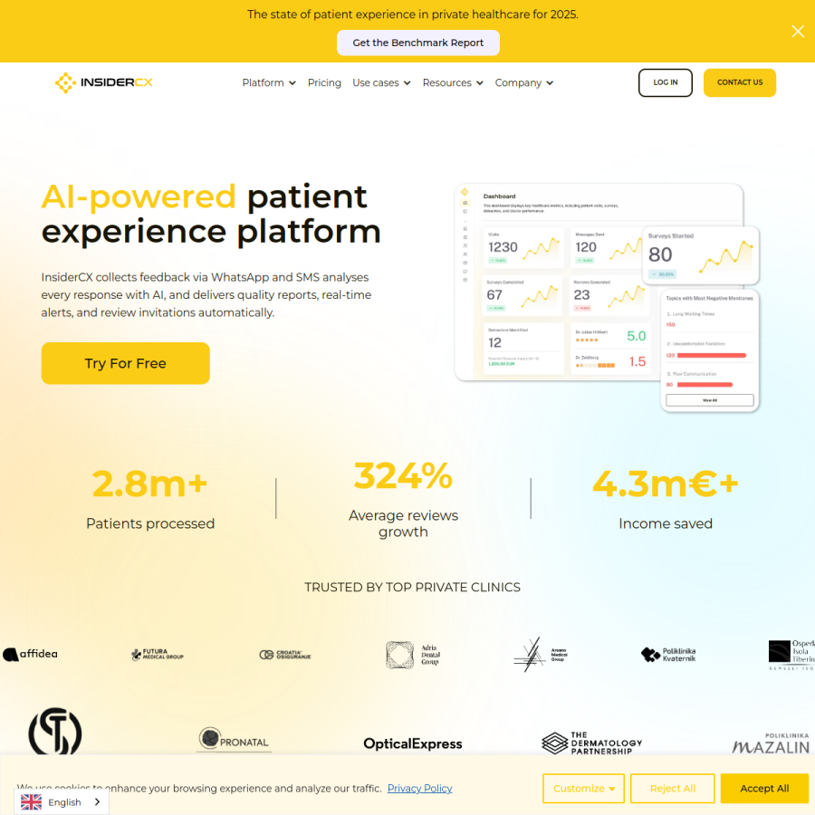 insidercx.com homepage screenshot