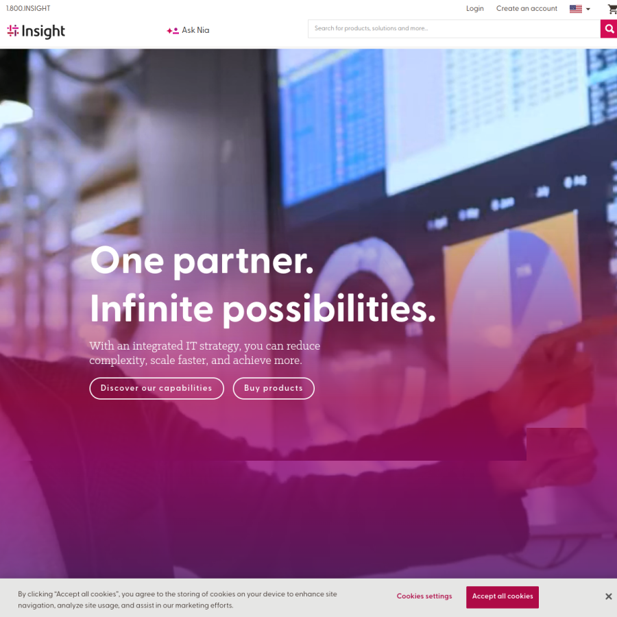 insight.com homepage screenshot