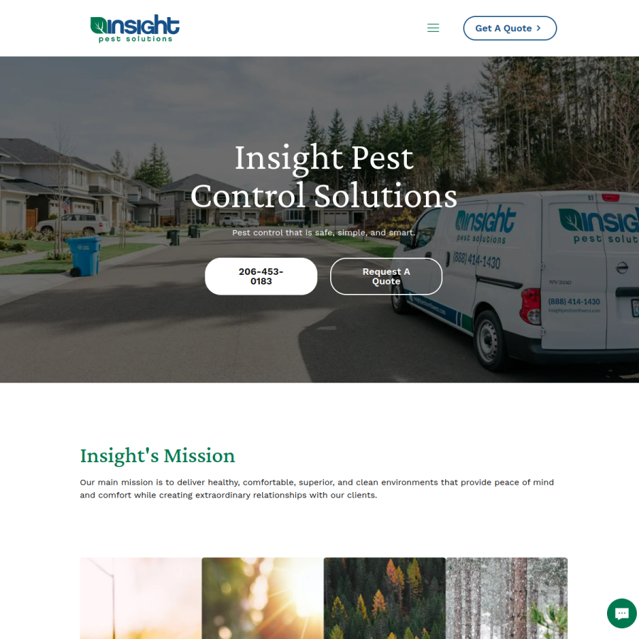 insightpestnorthwest.com homepage screenshot