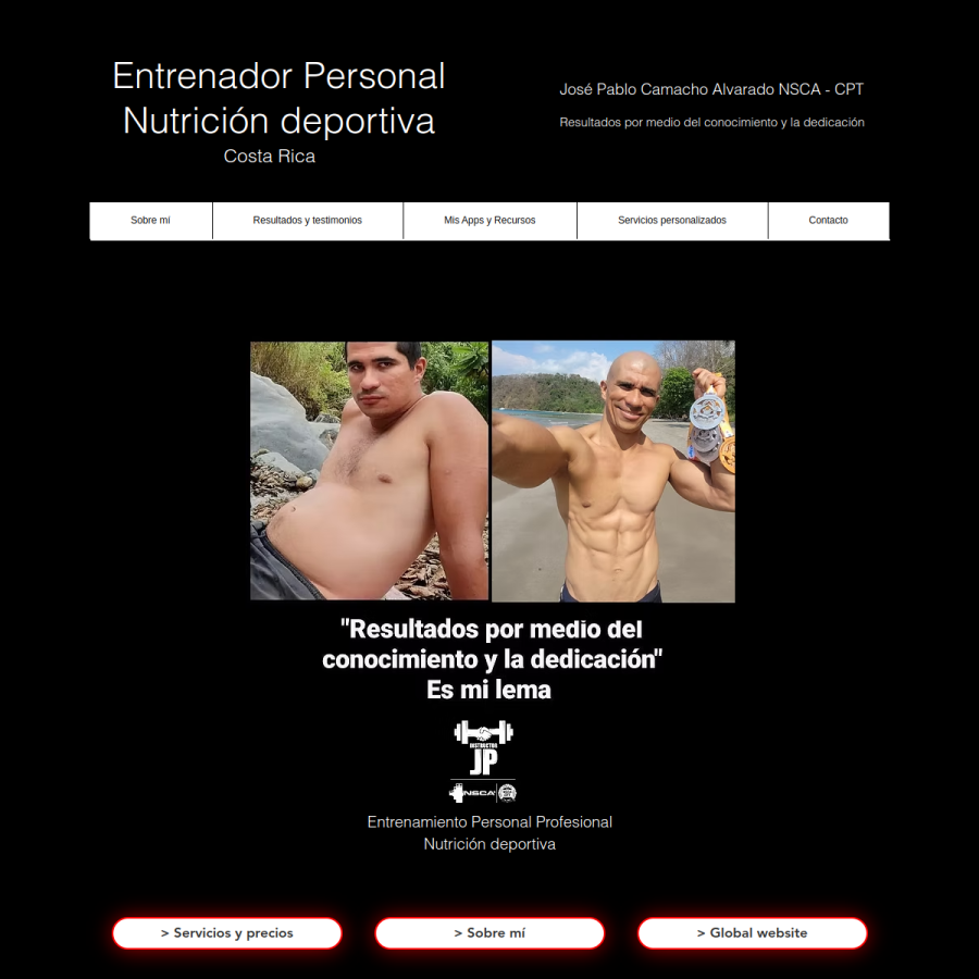 instructorjp.com homepage screenshot