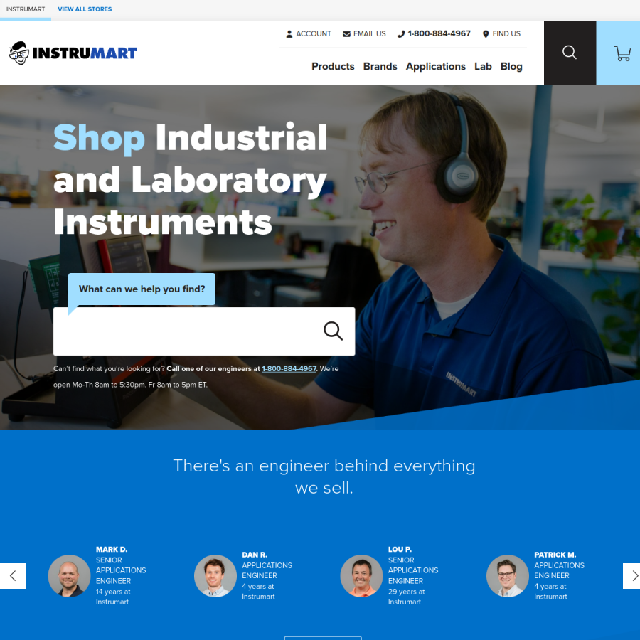 instrumart.com homepage screenshot