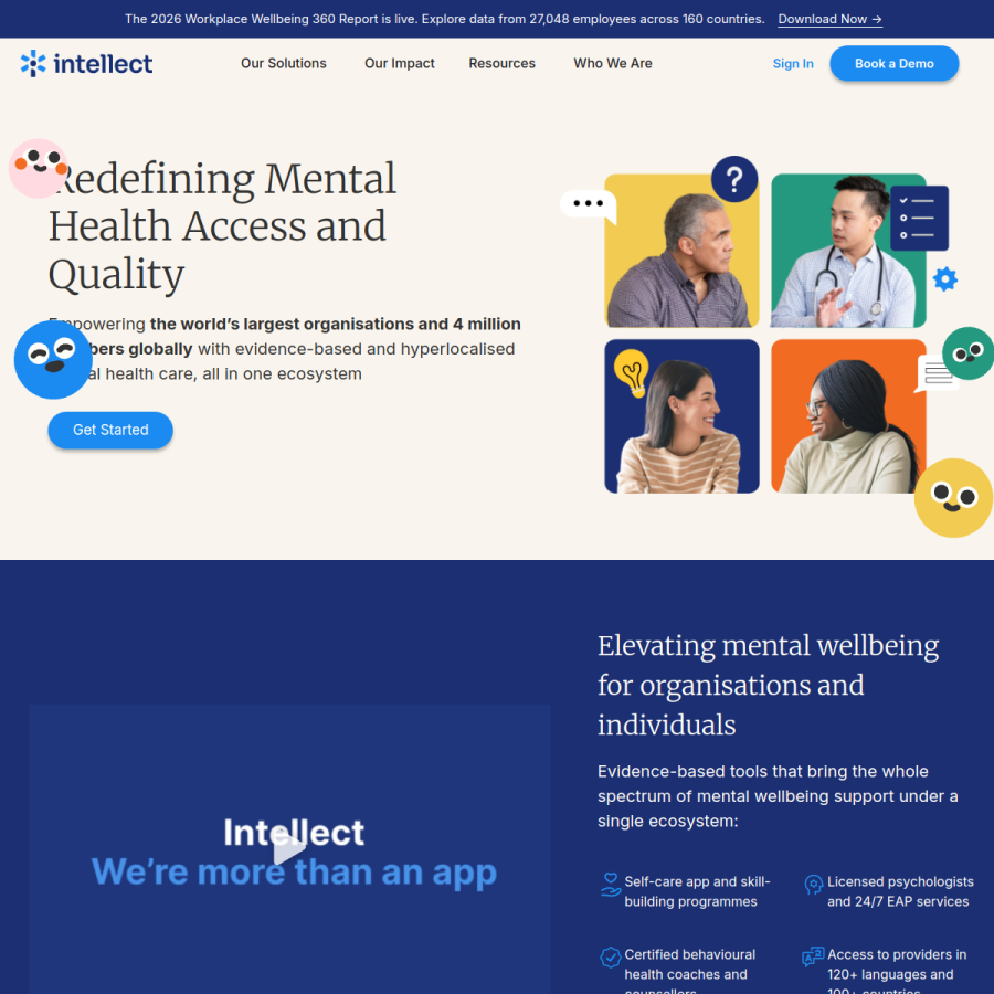 intellect.co homepage screenshot