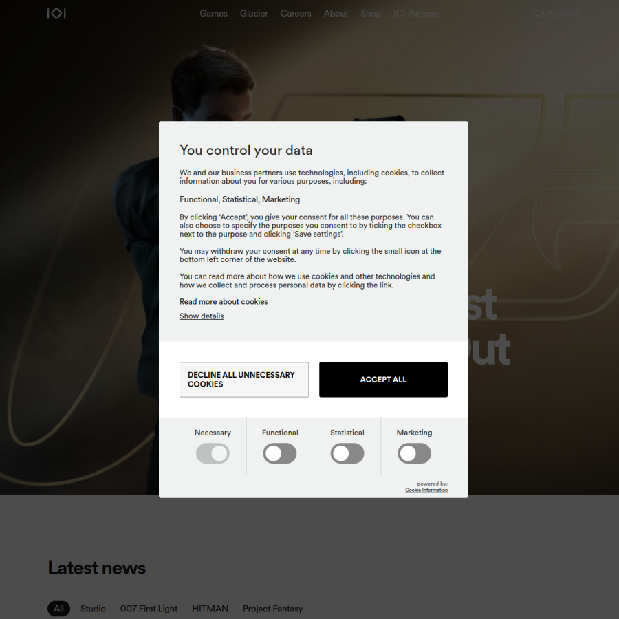 ioi.dk homepage screenshot