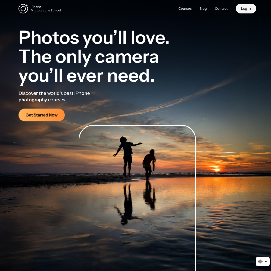 iphonephotographyschool.com homepage screenshot
