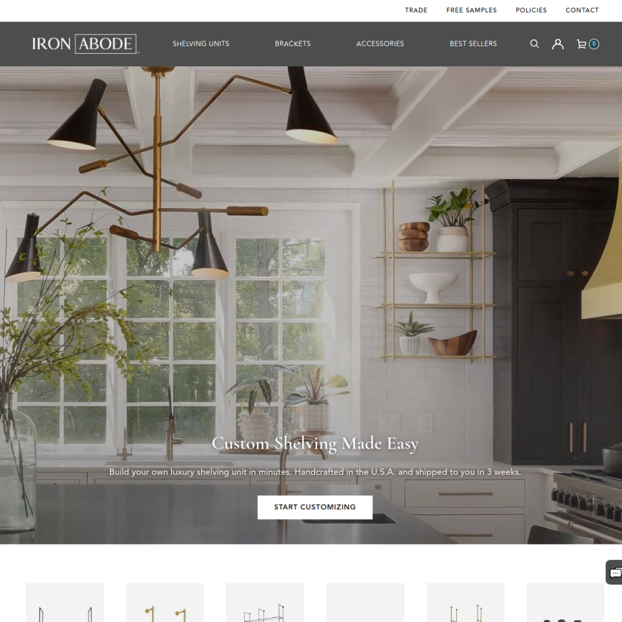 ironabode.com homepage screenshot