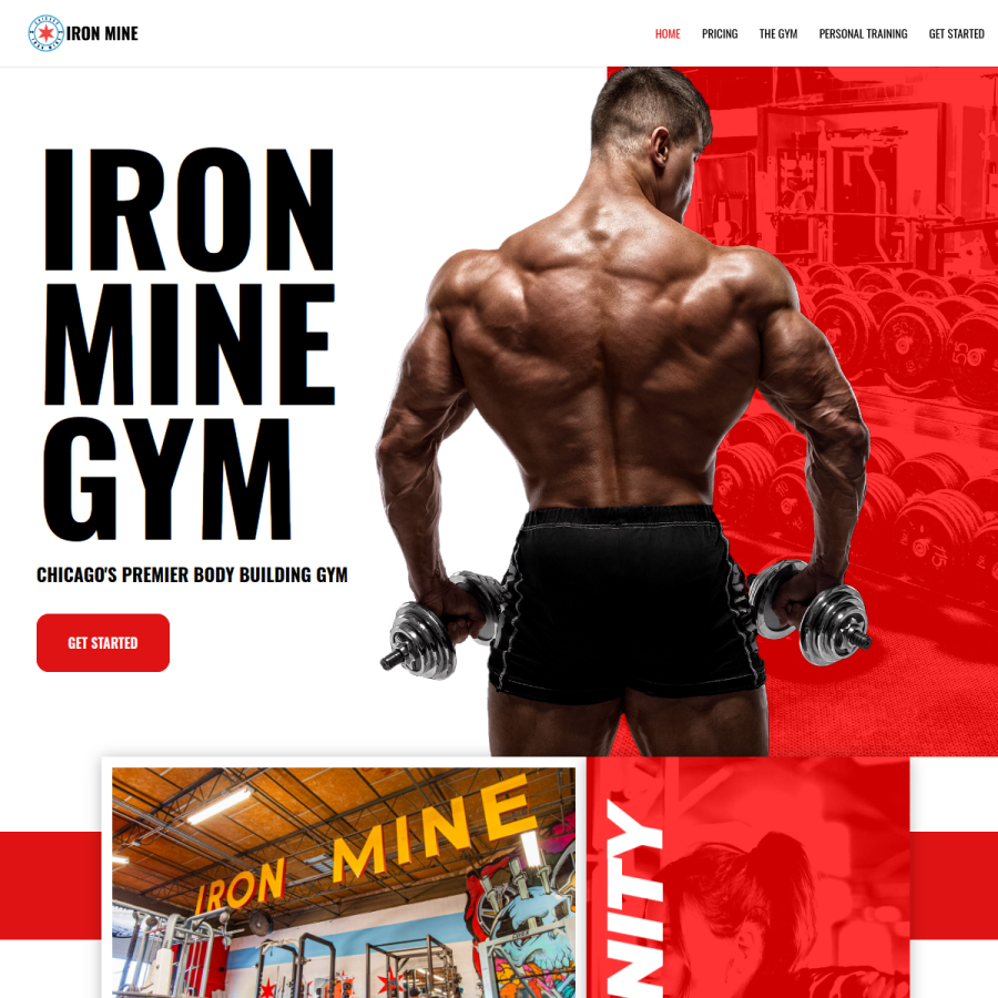 ironminechicago.com homepage screenshot