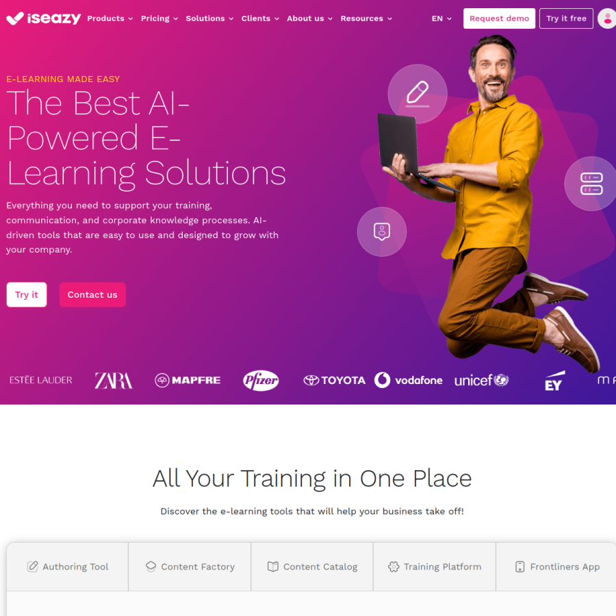 iseazy.com homepage screenshot